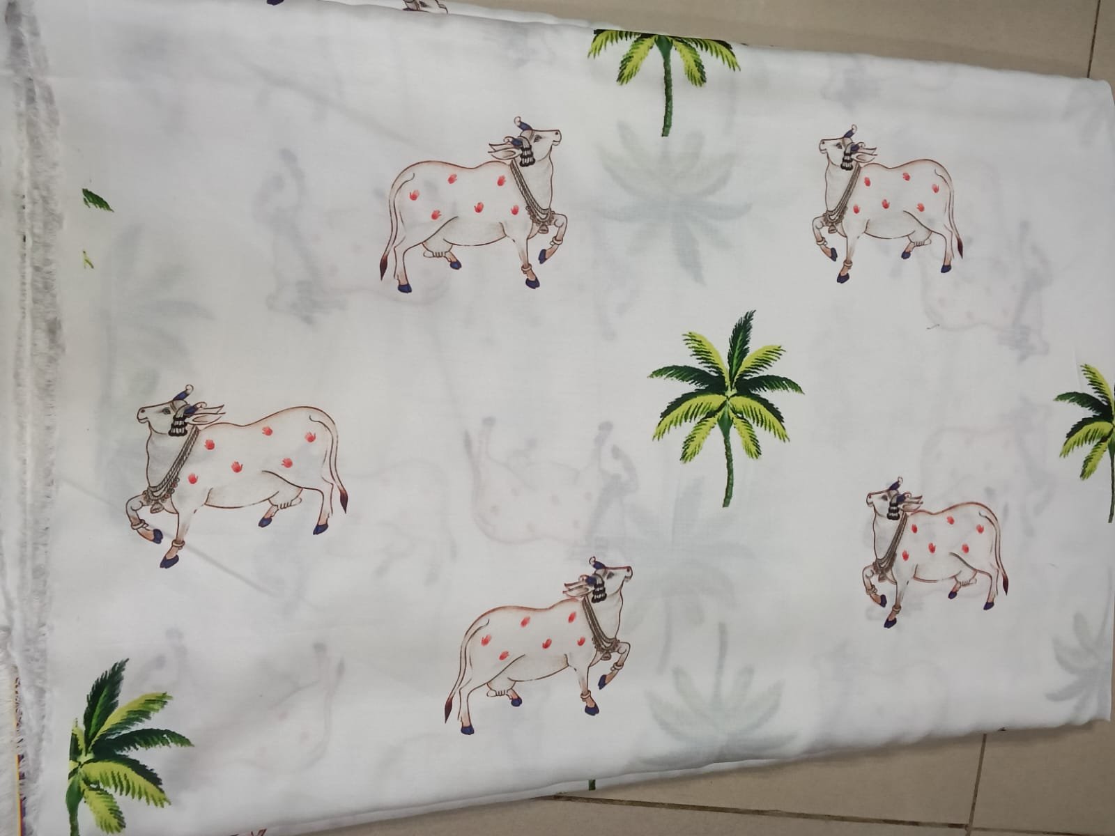Modal Satin Digital Print
